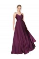Shop High Neck Spaghetti Straps Long V-Back Formal Crepe Bridesmaid Dress / Prom Dress Ottawa