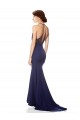 Shop High Neck Fishtail Formal Crepe Bridesmaid Dress / Prom Dress with Open Back Detail Ottawa