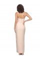Shop Long Full Length Ruffles Strapless Low Back Crepe Bridesmaid Dress / Prom Dress with Straps Ottawa