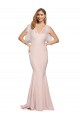 Shop Double Bow Full Length Sweetheart Formal Crepe Bridesmaid Dress / Prom Dress with Tulle Overlay Ottawa