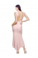 Shop High Neck Low V-Back Cocktail Midi Length Formal Crepe Bridesmaid Dress / Prom Dress Ottawa
