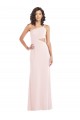 Shop Flirty One Shoulder Midriff Cutout Maxi Formal Crepe Bridesmaid Dress / Prom Dress Ottawa