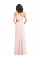 Shop Flirty One Shoulder Midriff Cutout Maxi Formal Crepe Bridesmaid Dress / Prom Dress Ottawa