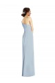 Shop Asymmetrical Off the Shoulder Cuff Trumpet Formal Crepe Bridesmaid Dress / Prom Dress With Front Slit Ottawa
