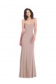 Shop Strapless Princess Line Formal Crepe Mermaid Bridesmaid Dress / Prom Dress Ottawa