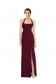 Shop Tie Halter Open Back Trumpet Bridesmaid Dress / Prom Dress Ottawa