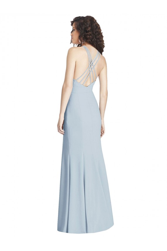 Shop Criss Cross Open Back Trumpet Bridesmaid Dress / Prom Dress Ottawa