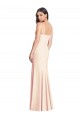 Shop Seamed Bodice Crepe Trumpet Bridesmaid Dress / Prom Dress with Front Slit Ottawa