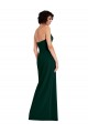 Shop Scooped Strapless Neckline Formal Crepe Bridesmaid Dress / Prom Dress with Side Slit Ottawa