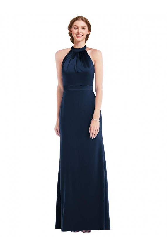 Shop High Neck Open Back Long Maxi Bridesmaid Dress / Prom Dress Ottawa