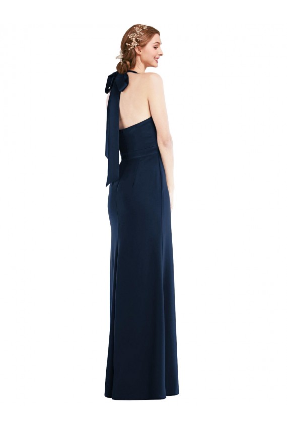 Shop High Neck Open Back Long Maxi Bridesmaid Dress / Prom Dress Ottawa