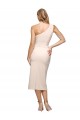 Shop Midi Length One Shoulder Formal Crepe Bridesmaid Dress / Cocktail Prom Dress with Thigh High Side Split Ottawa