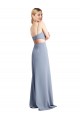 Shop Feminine Scoop Neckline Long Crepe Slip Bridesmaid Dress / Prom Dress  Ottawa