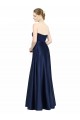 Shop Floor Length Sweetheart Neckline Formal Stretch Satin Bridesmaid Dress with Belt Ottawa