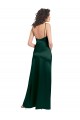 Shop Long Slim Scoop Neck Formal Stretch Satin Bridesmaid Dress / Prom Dress with Open Back Ottawa