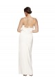 Shop High Neck Formal Stretch Satin Bridesmaid Dress / Prom Dress with Low Back and Side Slit Ottawa
