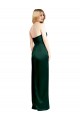 Shop Scooped Strapless Neckline Stretech Satin Bridesmaid Dress / Prom Dress with Side Slit Ottawa