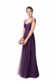 Shop Full Length Long Tulle Bridesmaid Dress with Sweetheart Neckline Ottawa
