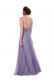 Shop Flowy A-Line Tulle Bridesmaid Dress with Double Straps and V-Neck Ottawa