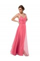 Shop Flowy A-Line Tulle Bridesmaid Dress with Double Straps and V-Neck Ottawa
