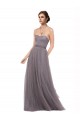 Shop Strapless Tulle Bridesmaid Dress with Waistband Ottawa