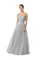 Shop Floor Length Tulle Bridesmaid Dress with Shirred One Shoulder Bodice Ottawa