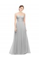 Shop Long Twisted Sweetheart Neckline Tulle Bridesmaid Dress Ottawa