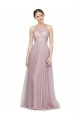 Shop High Neck Long Tulle Bridesmaid Dress with Lace Bodice Ottawa
