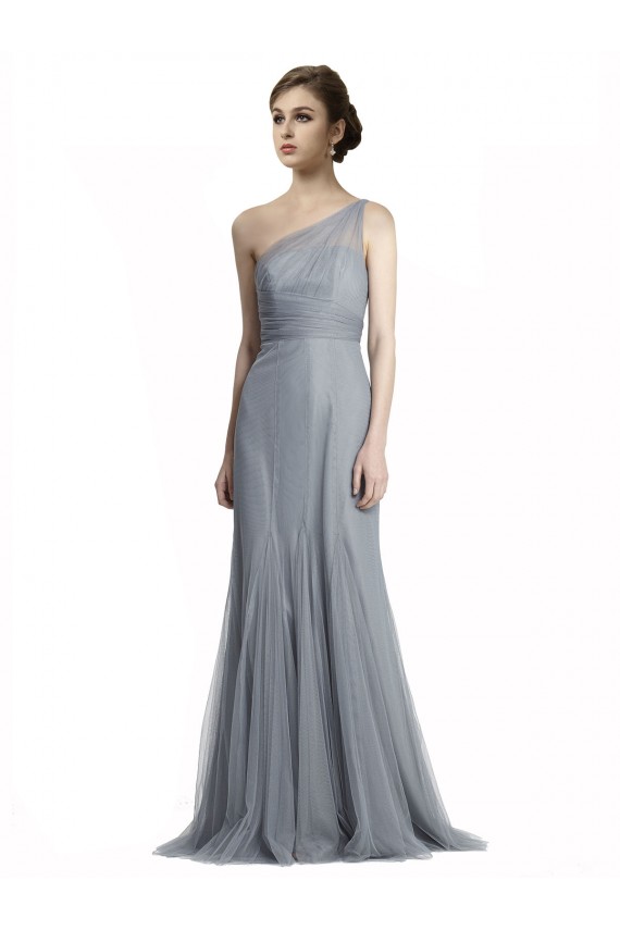 Shop One Shoulder Tulle Fit and Flare Bridesmaid Dress Ottawa