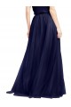 Shop Long A-Line High Neck Halter Tulle Bridesmaid Dress Ottawa