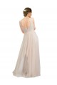 Shop Scooped Neckline Long Tulle Bridesmaid Dress with Open Back Ottawa