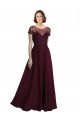Shop Full Length Beaded and Embroidered Tulle Bodice Long Chiffon Bridesmaid Dress Ottawa