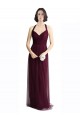 Shop Long Tulle Bridesmaid Dress with Criss-Cross Bodice and Self Straps Ottawa