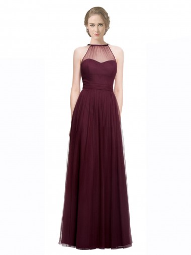 Shop Full Length Soft Tulle Spaghetti Strap Bridesmaid Dress Ottawa