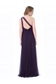 Shop One Shoulder Long Tulle Bridesmaid Gown with Sheer Netting Strap Ottawa