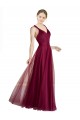 Shop Long Sweetheart Tulle Bridesmaid Dress with Straps and Criss Cross Back Ottawa