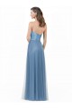 Shop Long Strapless Bridesmaid Dress with Soft Tulle Overlay Ottawa