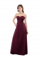 Shop Strapless Tulle A-line bridesmaid dress with pleated top Ottawa