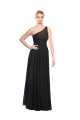 Shop Ruched One Shoulder Tulle A-Line Bridesmaid Dress Ottawa