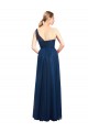 Shop Ruched One Shoulder Tulle A-Line Bridesmaid Dress Ottawa
