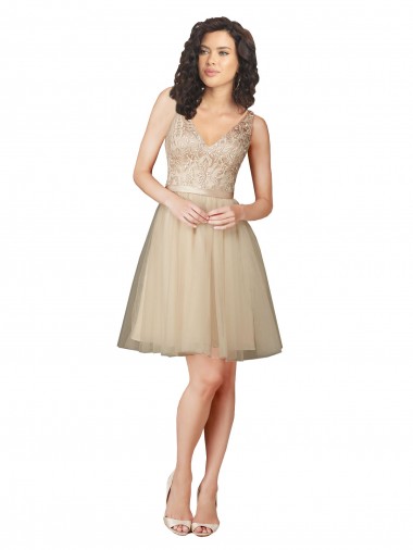 Shop Tulle Bridesmaid Dress with Embroidery and Beading Ottawa
