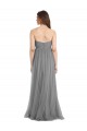Shop Shirred Strapless Bodice Long Tulle Bridesmaid Dress with Sweetheart Neckline Ottawa