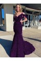 Shop Cold Shoulder Sleeveless Long Court Train Velvet Sequin Prom Dress Ottawa