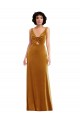 Shop Twist Front Cutout Velvet Maxi Bridesmaid Dress / Prom Dress with Pockets Ottawa