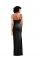 Shop Modern Floor-Length Formal Velvet Bridesmaid Dress / Prom Dress with Cowl Neck and Spaghetti Straps Ottawa
