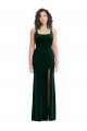 Shop Square Neck Long Velvet Maxi Bridesmaid Dress / Prom Dress Ottawa