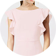 Ruffle Sleeves Bridesmaid Dresses Ottawa